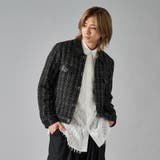 2ブラック | ツイードショートジャケット | REGIEVO