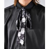 リボン付きサテンシャツ | REGIEVO | 詳細画像8 