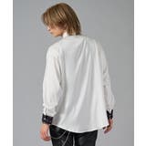 リボン付きサテンシャツ | REGIEVO | 詳細画像4 