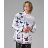 バタフライ転写プリントシャツ | REGIEVO | 詳細画像4