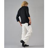 7分袖フラワープリントドレープTシャツ | REGIEVO | 詳細画像11 