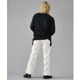 7分袖フラワープリントドレープTシャツ | REGIEVO | 詳細画像12 