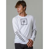 WHITE | スリーブプリントロンT | REGIEVO