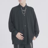 BLACK | チェーンカラードルマンシャツ | REGIEVO