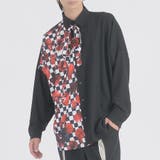 RED×BLK | モザイクプリントドルマンシャツ | REGIEVO