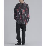 総柄プリントドルマンシャツ | REGIEVO | 詳細画像42