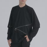 BLACK | フェイクレイヤードロンT | REGIEVO
