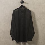 BLACK | チェックシースルードルマンシャツ | REGIEVO