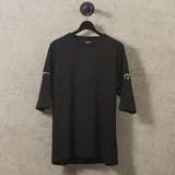 BLACK | 2wayファスナースリーブTシャツ | REGIEVO