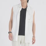 WHITE | チェーン付ノースリーブシャツ | REGIEVO