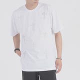 WHITE | クロスラインストーンTシャツ | REGIEVO