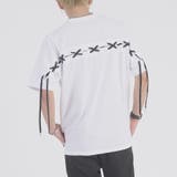 WHITE | レースアップTシャツ | REGIEVO
