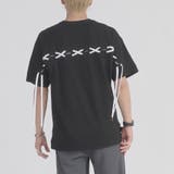 BLACK | レースアップTシャツ | REGIEVO