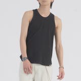 BLACK | 裾ピアスタンクトップ | REGIEVO