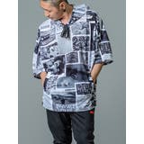 MONOTONE | 【フォトコラージュドルマン半袖Tパーカー】メンズ ライトアウター ストリート | REGIEVO