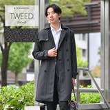 [厚手]ツイード | トレンチコート メンズ ビジネス | REGIEVO