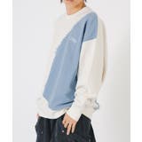 異素材切替 ビッグ トレーナー メンズ ストリート系 ビッグシルエット | REGIEVO | 詳細画像3