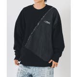 異素材切替 ビッグ トレーナー メンズ ストリート系 ビッグシルエット | REGIEVO | 詳細画像6