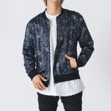 ブラック | 総柄ブルゾンMA1 | REGIEVO