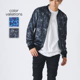 総柄ブルゾンMA1 | REGIEVO | 詳細画像1