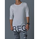 WHITE | ラウンドヘム7分袖Tシャツ | REGIEVO