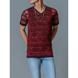 RED系 | アンサンブルメッシュTシャツ | REGIEVO