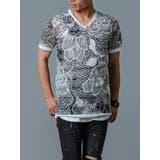 WHITE系 | アンサンブルメッシュTシャツ | REGIEVO
