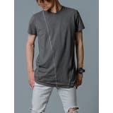 GRAY | ポケット付き切替えTシャツ | REGIEVO