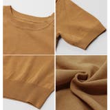 サマーニット 半袖 レーヨンミックス | LAPULE | 詳細画像20