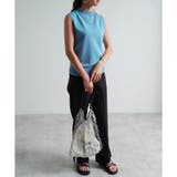 サマーニット ノースリーブ モックネック | relaclo | 詳細画像17 