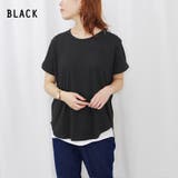 ブラック(02)M | レディースファッション通販Tシャツ 半袖 レディース | relaclo