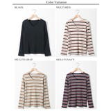 レディースファッション通販カットソー Tシャツ ボーダー | relaclo | 詳細画像3
