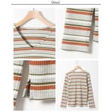 レディースファッション通販カットソー Tシャツ ボーダー | relaclo | 詳細画像9