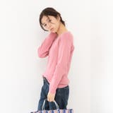 レディースファッション通販リブVネックプルオーバーM 大きいサイズ 韓国 | relaclo | 詳細画像9 