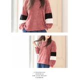 レディースファッション通販袖配色ドルマンプルオーバーM 大きいサイズ 韓国 | relaclo | 詳細画像6 