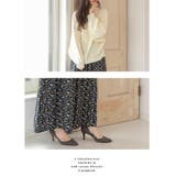 花柄コーデュロイスカートM大きいサイズ韓国ファッションワンピース春オフィスカジュ… | LAPULE  | 詳細画像6 