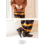 チェック柄タックワイドパンツM大きいサイズ韓国ファッションワンピース春オフィスカ… | LAPULE  | 詳細画像6 
