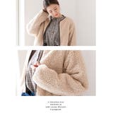 ノーカラーボアブルゾンM大きいサイズ韓国ファッションワンピース春オフィスカジュア… | LAPULE  | 詳細画像6 