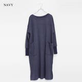 ネイビー(10)M | レディースファッション通販レディース ワンピース 長袖 | relaclo