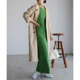 トレンチコートアウターオフィスカジュアル通勤M大きいサイズ韓国ファッションワンピ… | LAPULE | 詳細画像5