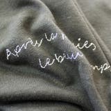 ゆったり体形カバーワンピースカジュアルTシャツワンピ半袖シンプル刺繍ロングワンピ… | LAPULE  | 詳細画像8 