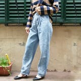 大きいサイズパンツハイウエストジーンズビッグサイズ脚長ゆるカジカジュアルデニムM… | LAPULE  | 詳細画像11 