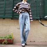 大きいサイズパンツハイウエストジーンズビッグサイズ脚長ゆるカジカジュアルデニムM… | LAPULE  | 詳細画像12 