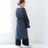 大きいサイズカジュアルナチュラルゆったり体形カバーシンプルスエードワンピースドロ… | LAPULE  | 詳細画像12 