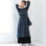 大きいサイズカジュアルナチュラルゆったり体形カバーシンプルスエードワンピースドロ… | LAPULE  | 詳細画像9 