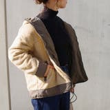 ボアブルゾン冬プチプラゆったり軽量軽い配色デザインママファッションM大きいサイズ… | LAPULE | 詳細画像4
