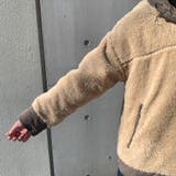 ボアブルゾン冬プチプラゆったり軽量軽い配色デザインママファッションM大きいサイズ… | LAPULE | 詳細画像14