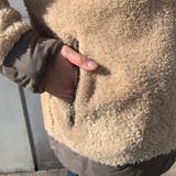 ボアブルゾン冬プチプラゆったり軽量軽い配色デザインママファッションM大きいサイズ… | LAPULE | 詳細画像15