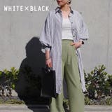ホワイト×ブラック(75)M | レディースファッション通販ワンピース 春 長袖 | relaclo