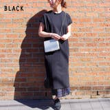 ブラック(02)M | ワンピース体型カバーTシャツワンピロングワンピボーダー綿100シンプルカジュアル… | LAPULE 